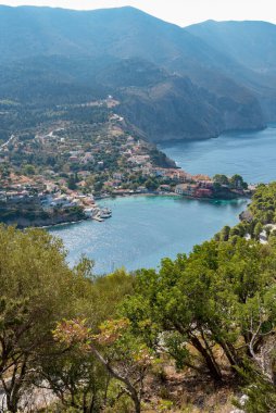 Assos Kefalonia Şehri Yunanistan