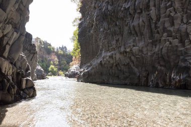 Alcantara Mağaraları Sicilya İtalya