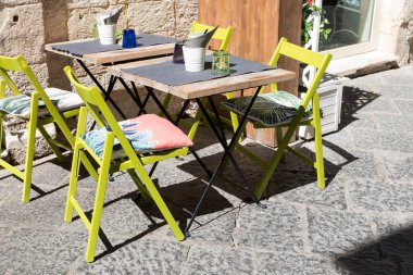 Tipik Sicilya restoranları.