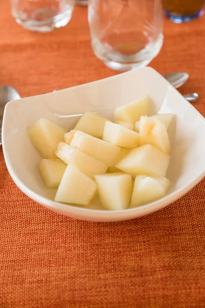 White Cobblestone Melon View — Stock Photo, Image