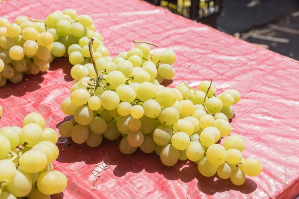 White Grapes Catania Market — Stock Photo, Image