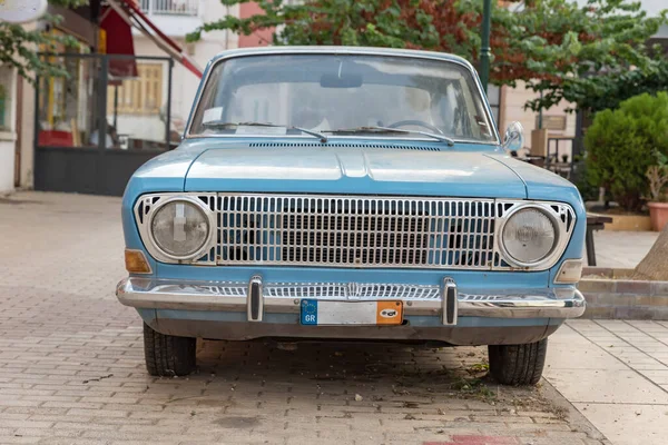 Vista Frontal Del Coche Vintage — Foto de Stock