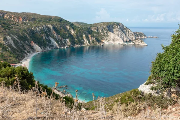 Пляж Петани Кефалония Греция — стоковое фото
