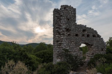 Yunanistan 'da Kefalonia' daki Fiskardo 'nun Norman kalıntıları