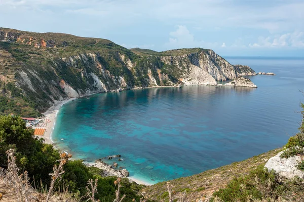 Пляж Петани Кефалония Греция — стоковое фото