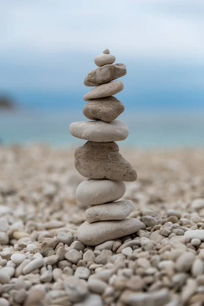 Equilibrio Piedra Cerca — Foto de Stock