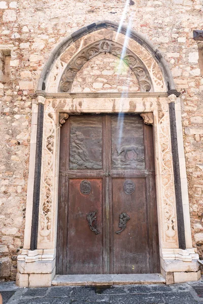 Taormina Sicily Italy View — Stock Photo, Image