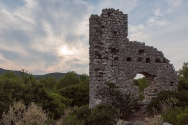 Yunanistan 'da Kefalonia' daki Fiskardo 'nun Norman kalıntıları
