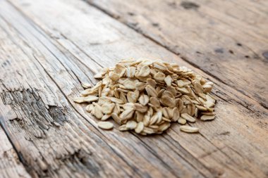 Küçük organik yulaf lapaları