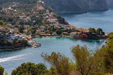 Assos Kefalonia Şehri Yunanistan