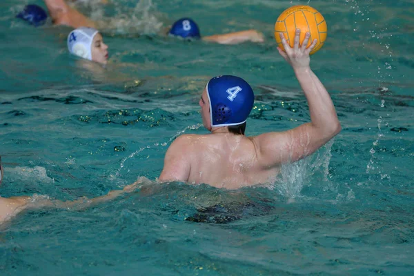 Orenburg Rusland Mei 2017 Jaar Jongens Spelen Waterpolo Stad Waterpolo — Stockfoto