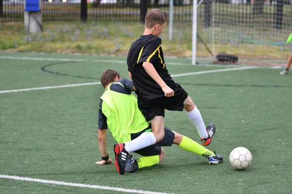 Orenburg Rusia Julio 2017 Año Los Niños Juegan Fútbol Torneo — Foto de Stock