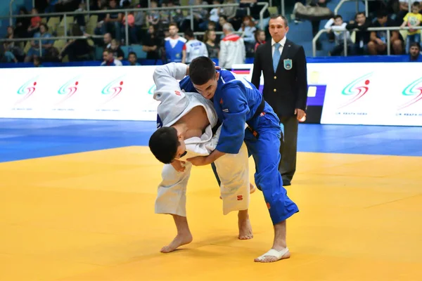 Orenburg Rússia Maio 2018 Meninos Competem Judô Pelo Europeu Judo — Fotografia de Stock