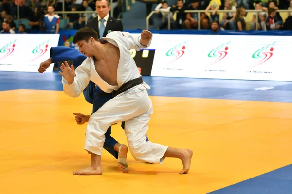 Orenburg Ryssland Maj 2018 Pojkar Tävla Judo För Europeiska Judo — Stockfoto