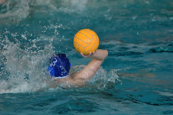 Orenburg Rusland Mei 2017 Jaar Jongens Spelen Waterpolo Stad Waterpolo — Stockfoto