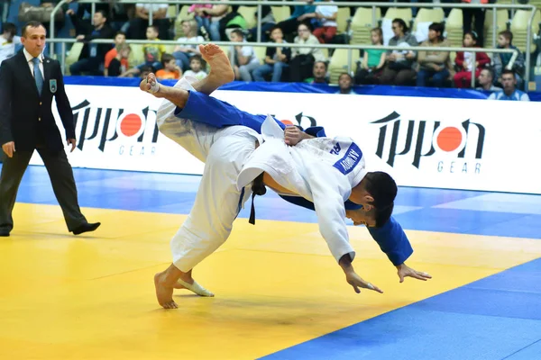 Orenburg Rusia Mayo 2018 Los Niños Compiten Judo Por Judo — Foto de Stock