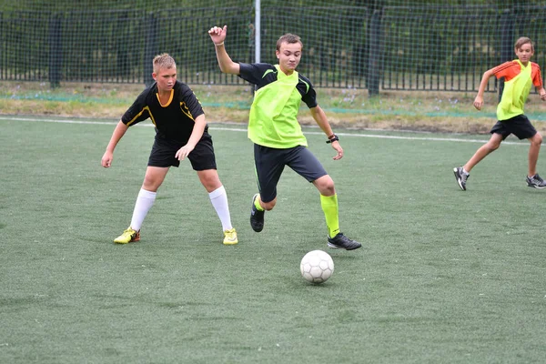 Orenburg Rusland Juli 2017 Jaar Jongens Voetballen City Toernooi Mini — Stockfoto