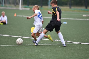 Orenburg, Rusya Federasyonu - 31 Temmuz 2017 yıl: çocuklar futbol mini futbol turnuvası şehir 
