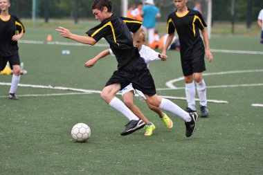 Orenburg, Rusya Federasyonu - 31 Temmuz 2017 yıl: çocuklar futbol mini futbol turnuvası şehir 