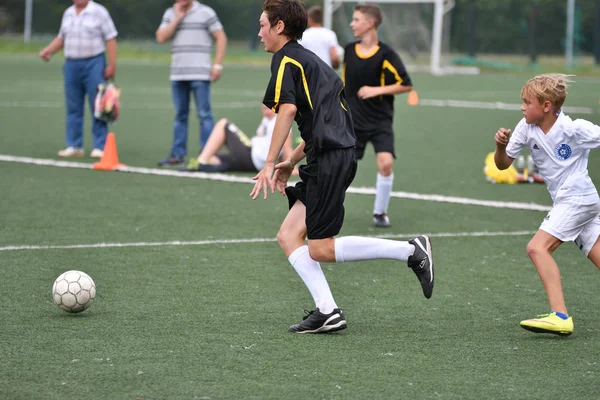 Orenburg Rusland Juli 2017 Jaar Jongens Voetballen City Toernooi Mini — Stockfoto