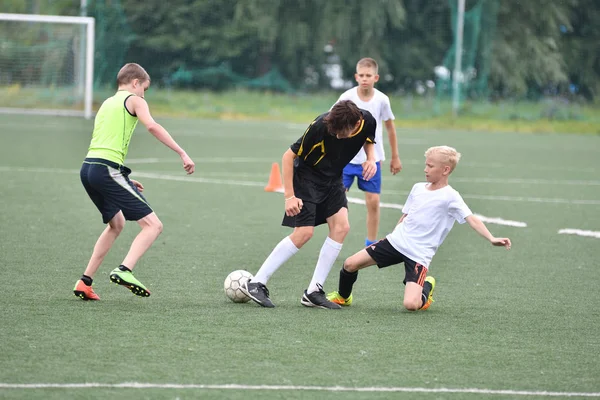 Orenburg Russland Juli 2017 Jahr Die Jungen Spielen Fußball Auf — Stockfoto