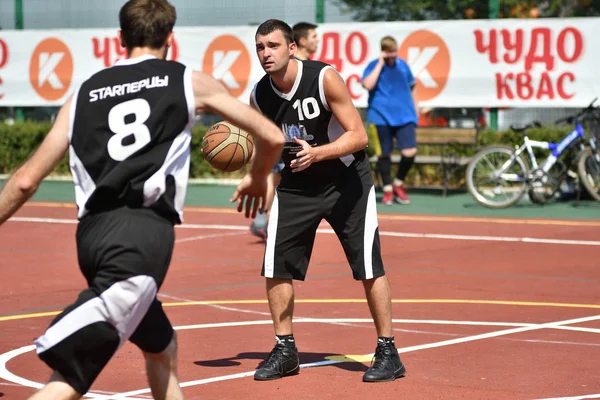 Orenburg Rusya Federasyonu Temmuz 2017 Yıl Millet Yaz Sokak Basketbol — Stok fotoğraf