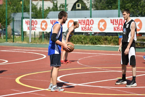 Orenburg Rusko Července 2017 Rok Muži Basketbal Street Druhém Kole — Stock fotografie