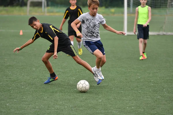 Orenburg Rusya Federasyonu Temmuz 2017 Yıl Çocuklar Futbol Mini Futbol — Stok fotoğraf