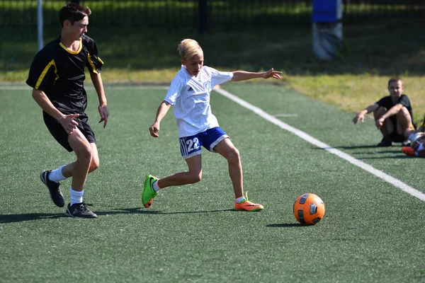 Orenburg, Rusya Federasyonu - 18 Ağustos 2017 yıl: çocuklar futbol mini futbol turnuvası şehir 