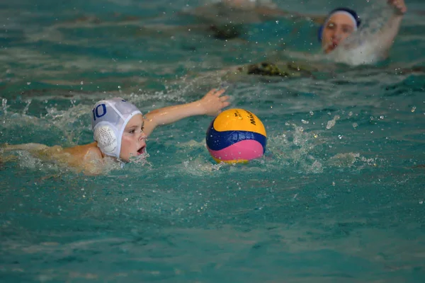 Orenburg Russie Mai 2017 Ans Les Garçons Jouent Water Polo — Photo