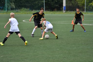 Orenburg, Rusya Federasyonu - 31 Temmuz 2017 yıl: çocuklar futbol mini futbol turnuvası şehir 