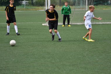 Orenburg, Rusya Federasyonu - 31 Temmuz 2017 yıl: çocuklar futbol mini futbol turnuvası şehir 