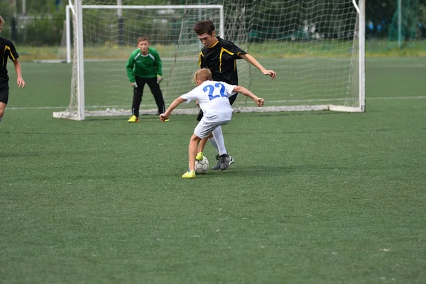 Orenburg Rusia Julio 2017 Año Los Niños Juegan Fútbol Torneo —  Fotos de Stock