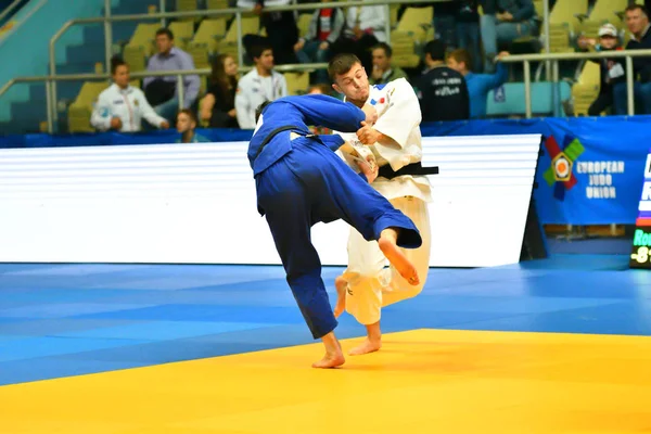 Orenburg Rusland Mei Jaar 2018 Jongens Concurreren Judo Voor Europese — Stockfoto