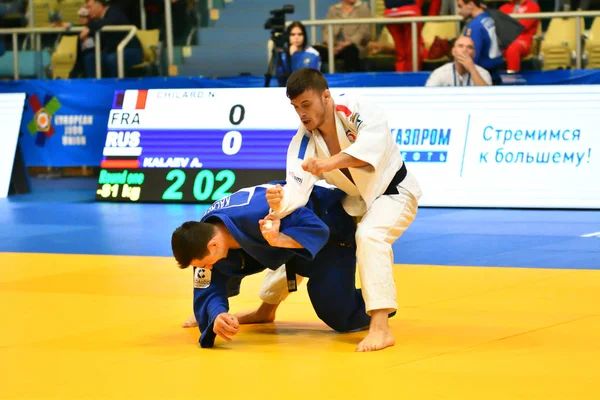 Orenburg Russia Maggio 2018 Ragazzi Gareggiano Nel Judo Coppa Del — Foto Stock