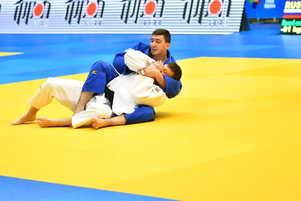 Orenburg Rusia Mayo 2018 Los Niños Compiten Judo Por Copa — Foto de Stock