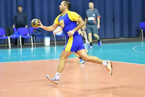 Orenburg Russland Februar 2018 Jahr Jungs Spielen Handball Internationalen Handballturnier — Stockfoto