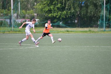 Orenburg Rusya 6 Haziran 2017 yıl: çocuklar Ckf arasında açık Şampiyonası Kupası futbol play