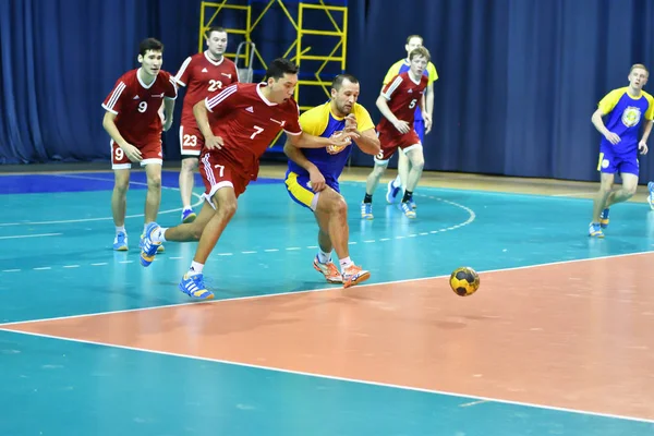 Orenburg Rússia February13 2018 Ano Meninos Jogam Handebol Torneio Internacional — Fotografia de Stock