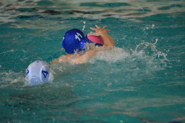 Orenburg, Rusya Federasyonu - ebilmek 4, 2017 yıl: çocuklar su topu şehir su topu turnuvasında oynamak