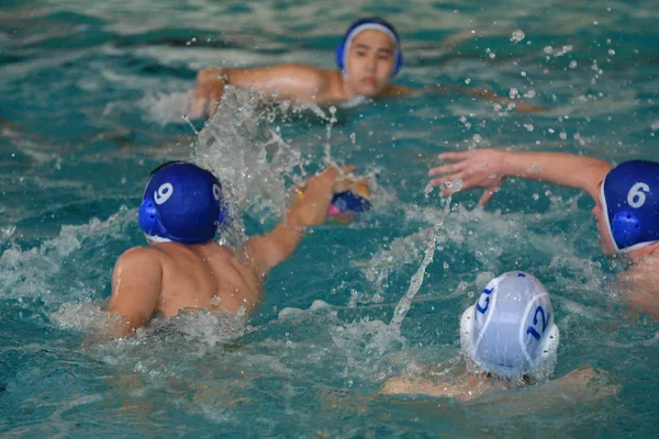 Orenburg Rússia Maio 2017 Anos Meninos Jogam Pólo Aquático Torneio — Fotografia de Stock