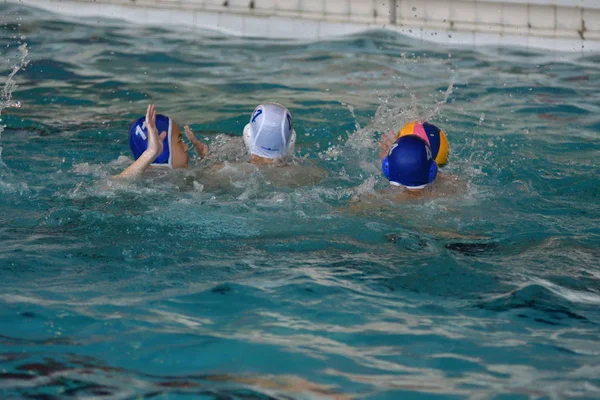 Orenburg Russie Mai 2017 Ans Les Garçons Jouent Water Polo — Photo