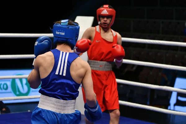 Orenburg Russie Mai 2017 Année Les Boxeurs Garçons Participent Championnat — Photo