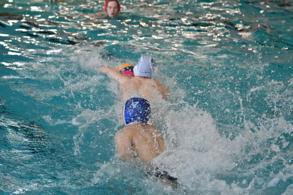 Orenburg Russie Mai 2017 Ans Les Garçons Jouent Water Polo — Photo