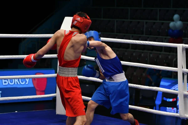 Orenburg Rusland Mei 2017 Jaar Jongens Boxers Concurreren Het Kampioenschap — Stockfoto