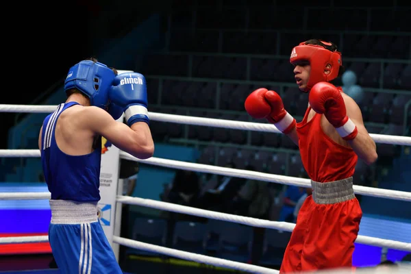 Orenburg Rusko Květen Rok 2017 Boxeři Chlapci Soutěží Mistrovství Ruska — Stock fotografie