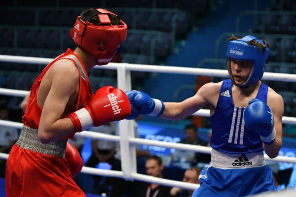 Orenburg Russia May 2017 Year Boys Boxers Compete Championship Russia — Stock Photo, Image