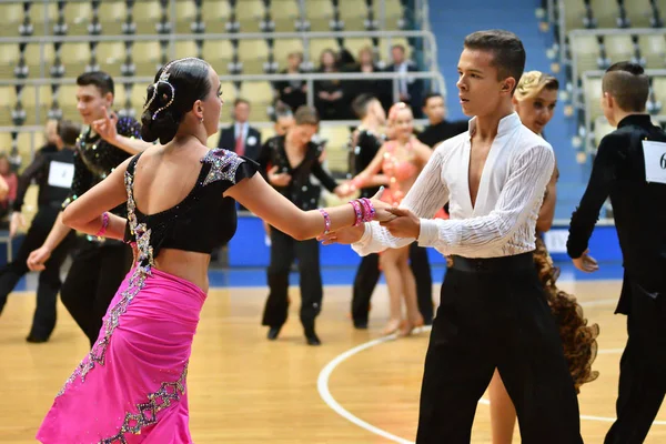 Orenburg Rusia Diciembre 2016 Chica Niño Bailando Campeonato Abierto Copa — Foto de Stock