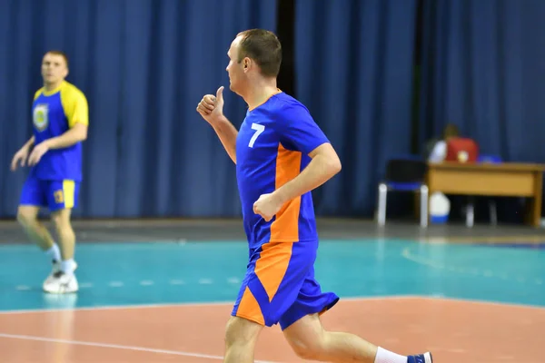 Orenburg Russland Februar 2018 Jahr Jungs Spielen Handball Internationalen Handballturnier — Stockfoto