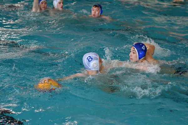 Orenburg Russie Mai 2017 Ans Les Garçons Jouent Water Polo — Photo